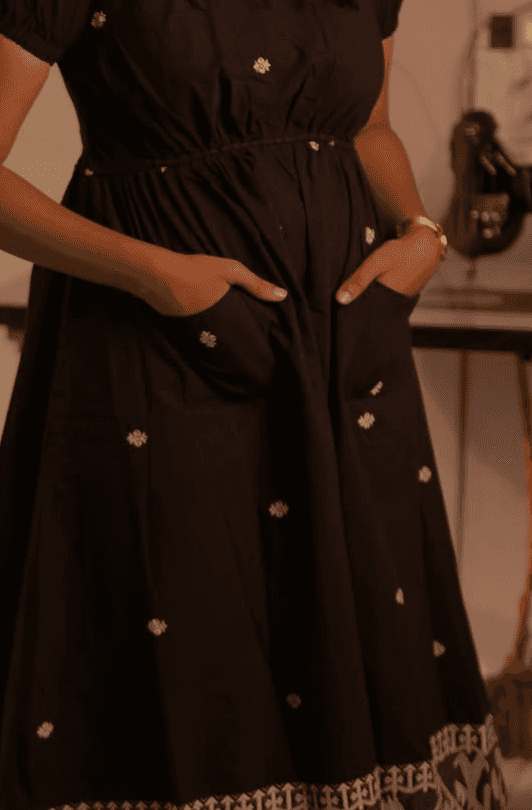 Black pocket dress alternate